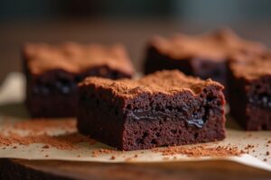 Entdecke saftige Brownies mit Kakao zum Genießen