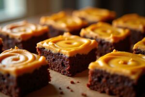 Himmlische Cheesecake Brownies für süße Naschkatzen