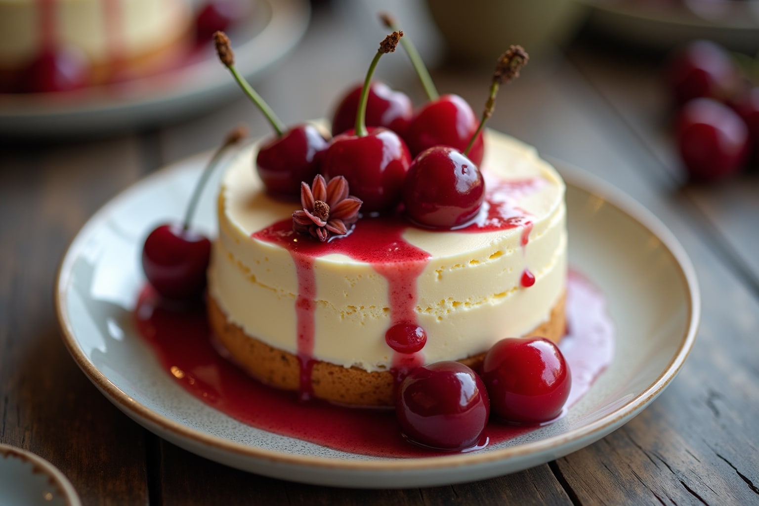 Kirsch-Schmand-Kuchen: Sahnige Verführung genießen