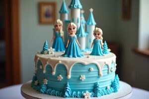 Anna und Elsa Torte: Verzaubere deine Geburtstagsfeier