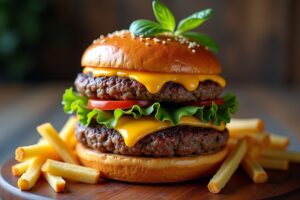 Cheeseburger Torte: Herzhafter Kuchen-Genuss