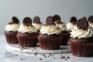 Cupcakes mit Oreo Topping - köstliche Rezepte