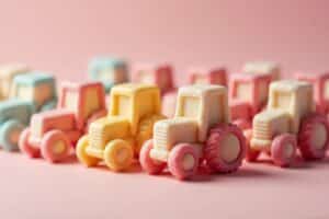 17 Zuckerfiguren Traktor