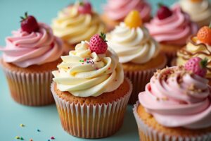 14 Cupcakes mit Sahne Topping Ideen
