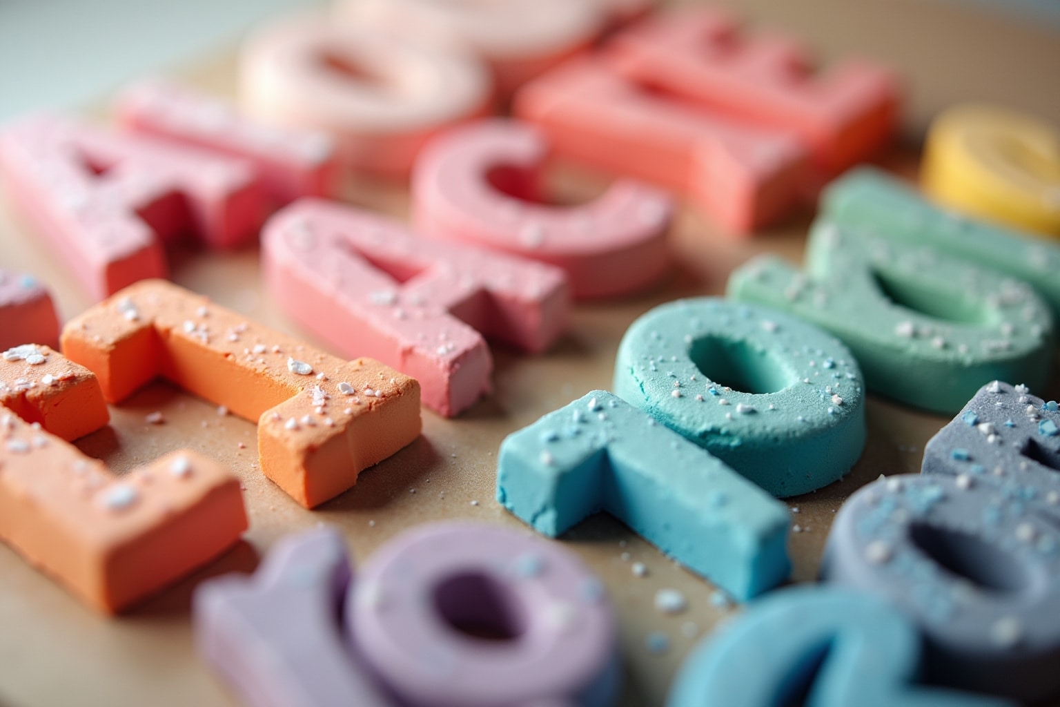 14 Zuckerfiguren Buchstaben Ideen