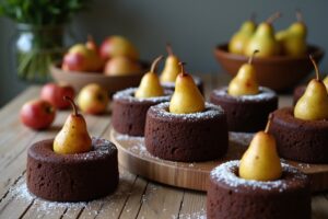 14 Rezepte für Kuchen mit Birnen und Schokolade