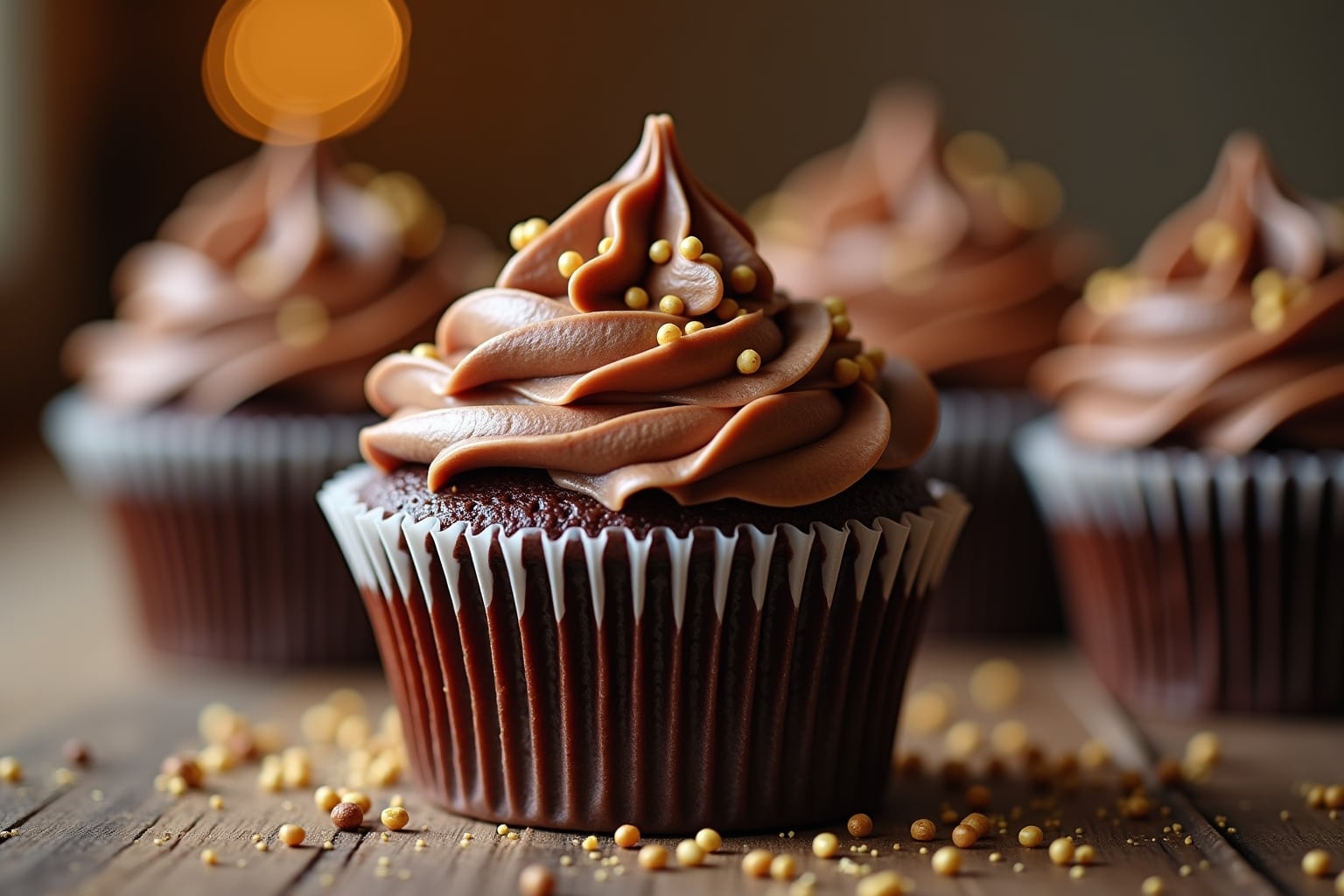 Cupcakes mit Schoko Frosting